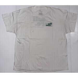 Mac Miller Self Care Swimminig Graphic T-shirt Men XL White Short Sleeve Music